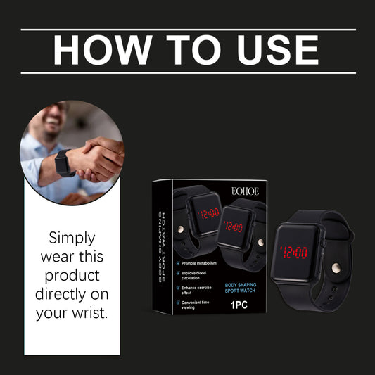 EOHOE Sports Watch Versatile Fashion Personality Outdoor Fitness Daily Time Management Convenient Sports Watch